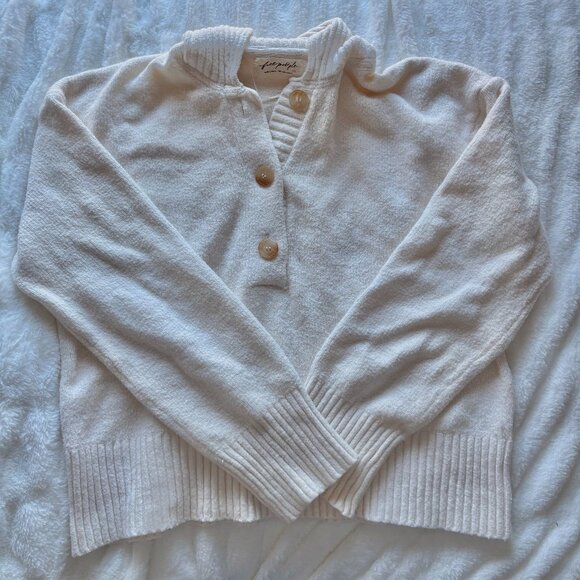 Free People Trading Up Polo Sweater - Picture 5 of 7